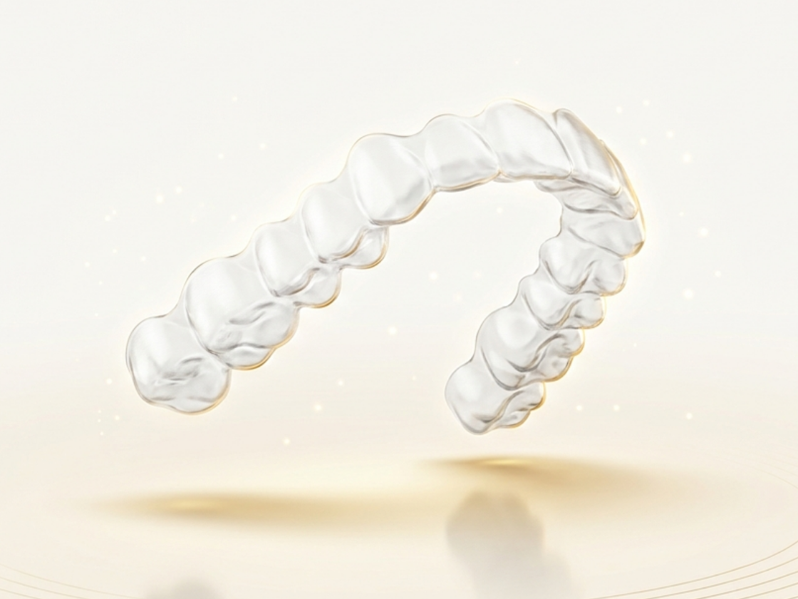 Invisalign aligner visualisation